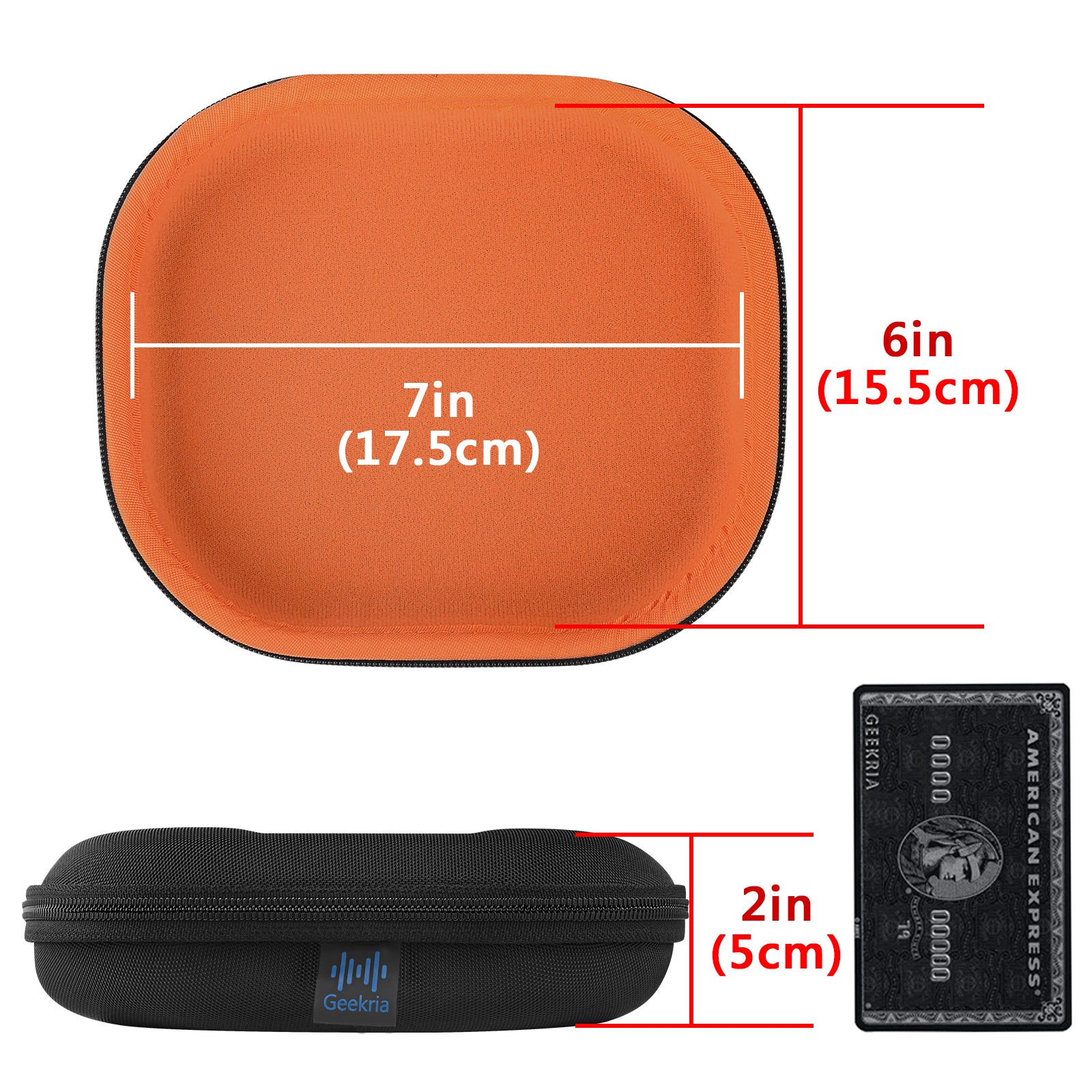 Geekria ケース Sheild ヘッドホンケース 互換性 ハードケース 旅行用