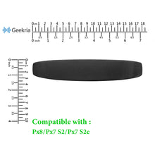 画像をギャラリービューアに読み込む, Geekria ヘッドバンド 互換性 ヘッドホンヘッドバンド プロテインレザーパッド Bowers &amp; Wilkins Px8/Px7 S3/Px7 S2/Px7 S2e (Not Compatible with Px7) 対応 交換用 (ブラック)

