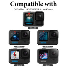 画像をギャラリービューアに読み込む, Geekria for Creators ウインドマフ スポンジ 互換性 GoPro HERO 13/12/11/10/9対応 アクションカメラ用 風切り音低減 カバー ハウジングフレーム用 マイク ウィンドスクリーン スポンジ アクセサリー（ブラック、2枚入り）
