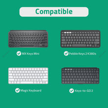 画像をギャラリービューアに読み込む, Geekria キーボードトラベルキャリングケース ロジクール Logicool MX Keys Mini / Pebble Keys 2 K380s / Keys-to-GO 2, アップル Apple Magic Keyboard MXCL3LL/A, MXCK3LL/A, Keychron B1 Proと互換性あり (ブラック)

