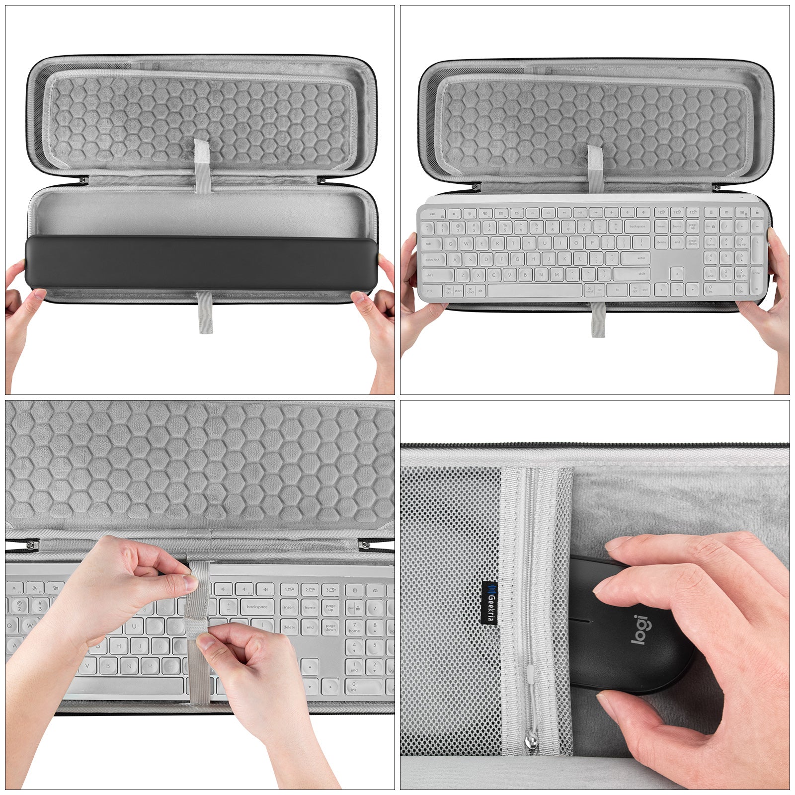 Geekria キーボードケース 互換品 ロジクール Logicool MX KEYS