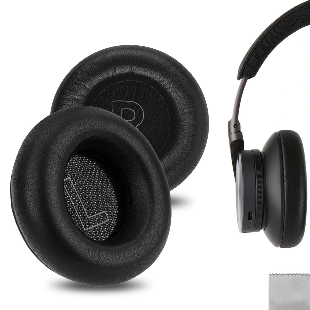 Geekria イヤーパッド Elite 互換性 パッド グアンドオルフセンBang & Olufsen Beoplay H9, H7 (Not Compatible with H9 3rd Gen, h9i) ヘッドホンに対応 パッド イヤー / イヤーカップ (ラムスキン / ブラック)