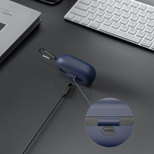 画像をギャラリービューアに読み込む, Geekria シリコン カバー 互換性 カバージェイビーエル JBL Endurance Race 対応 True Wireless Earbuds 充電ケース充電ケースカバー 外装カバー キーホルダーフック付き、充電ポートアクセス可能 (青)
