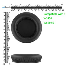 画像をギャラリービューアに読み込む, Geekria イヤーパッド QuickFit 互換性 パッド オーディオテクニカ Audio-Technica ATH-WS550, ATH-WS550IS Solid Bass ヘッドホンに対応 パッド イヤー / イヤーカップ (プロテインレザー / ブラック)
