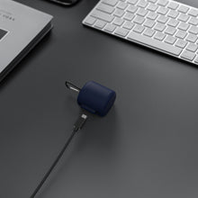 画像をギャラリービューアに読み込む, Geekria シリコン カバー 互換性 カバー Sony LinkBuds 対応 True Wireless Earbuds WF-L900 充電ケース充電ケースカバー 外装カバー キーホルダーフック付き、充電ポートアクセス可能 (Blue)
