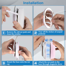 画像をギャラリービューアに読み込む, Geekria イヤーパッド SNAP マグネチック 互換性 パッド ビーツバイドクタードレ Beats Studio 3 Wireless, Studio 2 ヘッドホンに対応 パッド イヤー / イヤーカップ プロテインレザー + メッシュファブリック (ピンク, 2組)
