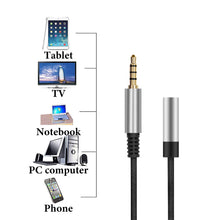 画像をギャラリービューアに読み込む, Geekria 3.5mmオス から 3.5mm メスヘッドフォン Plug アダプター、 変換オーディオ Plug 、 編組ナイロン コード タブレット、ラップトップ、コンピュータ、プロジェクタ、PC (360cm) と互換性があります
