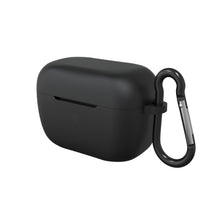画像をギャラリービューアに読み込む, Geekria Silicone カバー ゼンハイザー Sennheiser CX 500BT と互換性のある True Wireless Earbuds 充電ケース カバー 充電ポートにアクセスするためのキーチェーン フック付き (Black)
