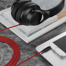 画像をギャラリービューアに読み込む, Geekria ケーブル 互換性 オーディオコード アンカー Soundcore H30i, Space One, Q20i, Q45, Life Q30, Q35 ヘッドホンケーブル、3.5mm に適合する インラインマイクと音量コントロール 1.2m
