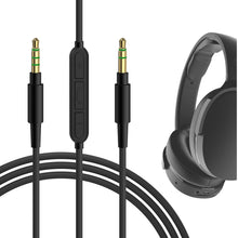 画像をギャラリービューアに読み込む, Geekria ケーブル 互換性 オーディオコード スカルキャンディ Skullcandy Hesh Evo Hesh ANC Hesh 3 Crusher Evo ヘッドホンケーブル、3.5mm AUX に適合する インラインマイクと音量コントロール 1.2m
