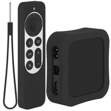 画像をギャラリービューアに読み込む, Geekria 保護ケース アップル Apple TV 4K (第3世代) 対応ー軽量・滑り止め・耐衝撃 シリコンカバー (ブラック)
