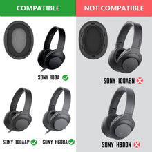 画像をギャラリービューアに読み込む, Geekria イヤーパッド QuickFit 互換性 パッド ソニー Sony MDR-100A MDR-100AAP MDR-H600A ヘッドホンに対応 パッド イヤー / イヤーカップ (プロテインレザー / ムーンブルー)
