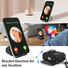 画像をギャラリービューアに読み込む, Geekria ハードシェルケース Apple AirPods Pro 2/1用 耐衝撃フルボディカバー ロック解除フリップ、電話ホルダー、マグネット式バック付き
