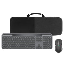 画像をギャラリービューアに読み込む, Geekria キーボード キャリングバッグ ロジクール Logitech Signature Slim Solar+ K980, CLVX 1 無線 タッチパッド キーボードに対応 EVA ハードシェル トラベル 交換用ケース (ダークグレー)
