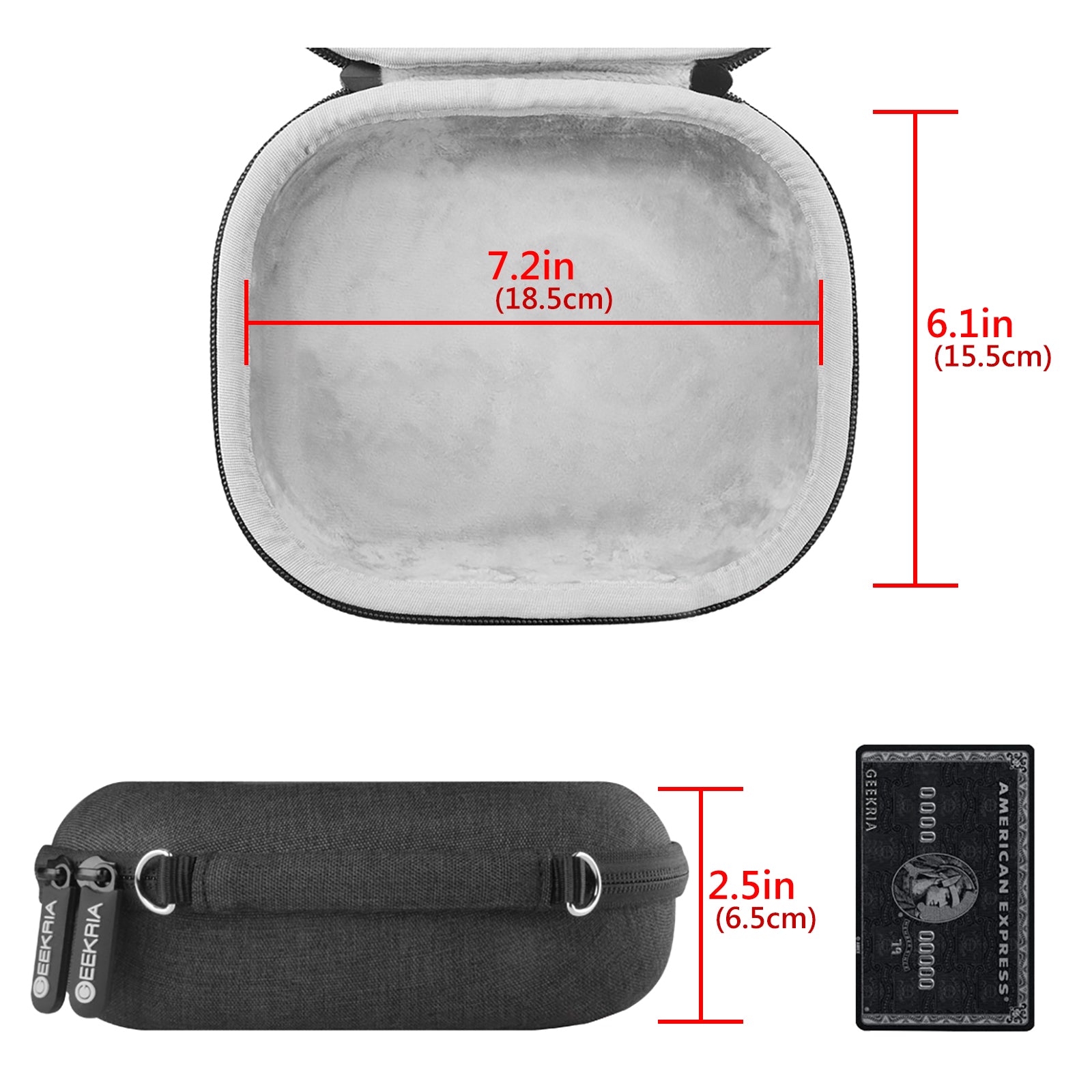 Geekria ケース Sheild ヘッドホンケース 互換性 ハードケース 旅行用