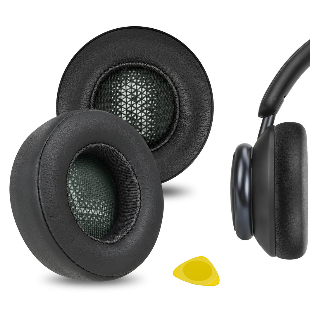 Geekria イヤーパッド QuickFit 互換性 パッド ジェイビーエル JBL Everest 310BT Wireless ヘッドホンに対応 パッド イヤー / イヤーカップ (プロテインレザー / チタングレー)