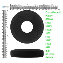 画像をギャラリービューアに読み込む, Geekria イヤーパッド Comfort 互換性 パッド グラド GRADO PS1000, GS1000, SR80i, SR125i, SR225i, SR60, SR80, SR125 GW100x ヘッドホンに対応 パッド イヤー / イヤーカップ ( スポンジ / ブラック )
