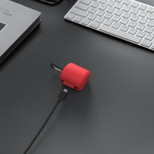 画像をギャラリービューアに読み込む, Geekria シリコン カバー 互換性 カバー Sony LinkBuds 対応 True Wireless Earbuds WF-L900 充電ケース充電ケースカバー 外装カバー キーホルダーフック付き、充電ポートアクセス可能 (Red)
