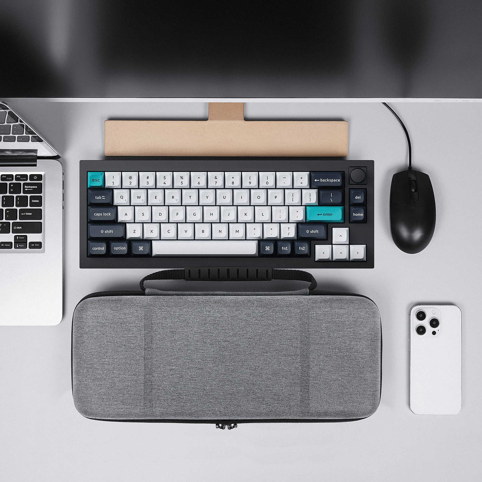 Geekria 68キーキーボードケース 65%キーボード用ハードシェルトラベル