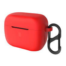 画像をギャラリービューアに読み込む, Geekria シリコン カバー 互換性 カバー Sennheiser CX 400BT 対応 True Wireless Earbuds 充電ケース充電ケースカバー 外装カバー キーホルダーフック付き 充電ポートアクセス可能 (Red)
