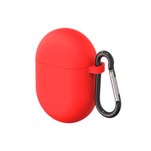 画像をギャラリービューアに読み込む, Geekria Silicone カバー グーグル Google Pixel buds A と互換性のある True Wireless Earbuds 充電ケース カバー 充電ポートにアクセスするためのキーチェーン フック付き (Red)
