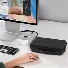 画像をギャラリービューアに読み込む, Geekria デスクトップ コンピューター ハードシェル トラベルケース アップル Apple 2026 Mac Mini M5 / Apple 2024 Mac Mini M4 / Mini M4 Proに対応 Magicキーボード/マウス/トラックパッド/アクセサリー収納可能 (ピンク)
