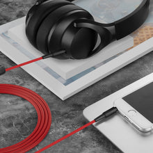 画像をギャラリービューアに読み込む, Geekria ケーブル 互換性 オーディオコード アンカーAnker Soundcore H30i, Space One, Q20i, Space Q45, Life Q35, Life Q30, Vortex, Life 2 Neo ヘッドホンケーブル、3.5mm に適合するインラインマイクと音量コントロール 1.2m
