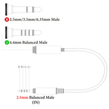 画像をギャラリービューアに読み込む, Geekria Apollo 変換ケーブル 2.5mm (オス) 4極 → 4.4mm (オス)5極 変換プラグ バランスプラグ ディオアダプタ
