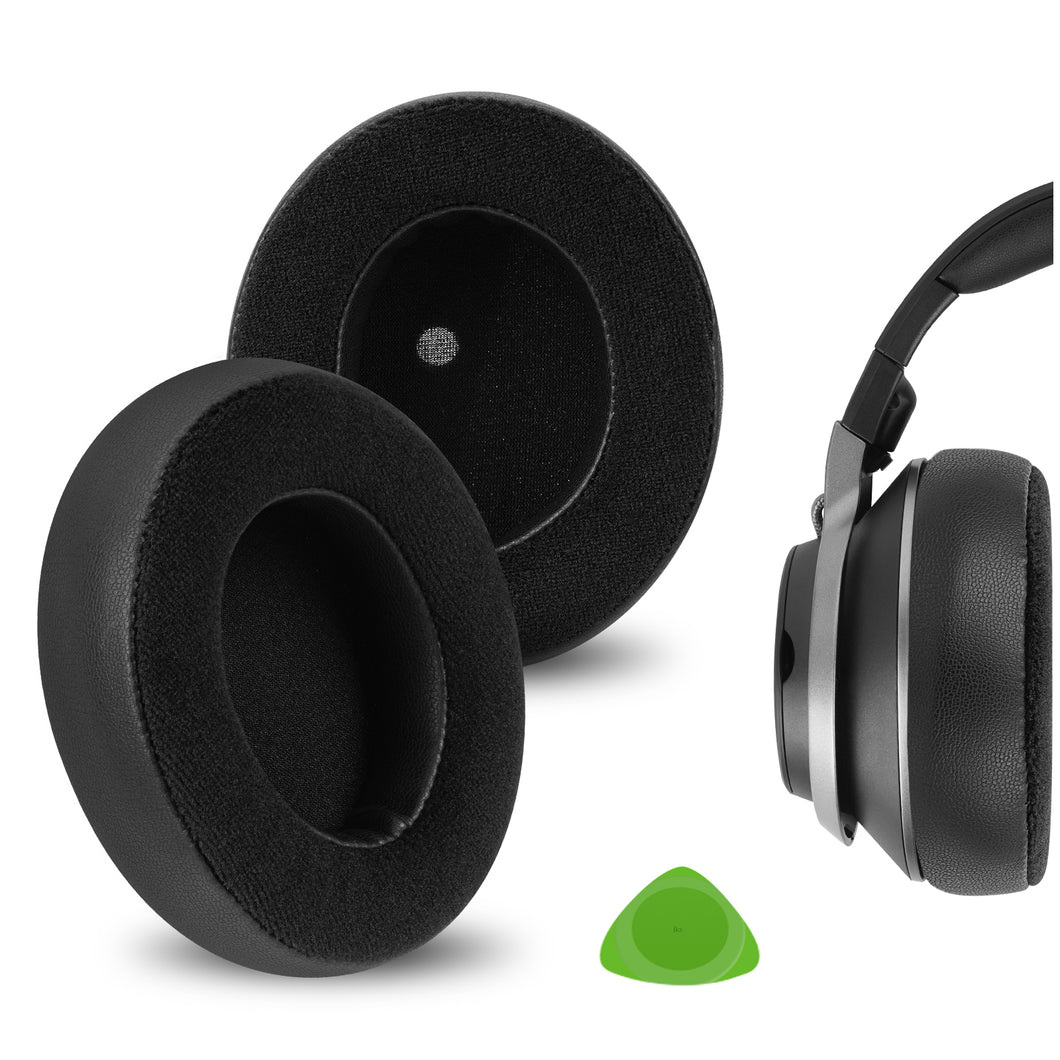 Geekria イヤーパッド Comfort 互換性 パッド Turtle Beach Stealth Pro ヘッドホンに対応 パッド イヤー / イヤーカップ ハイブリッドベロア (ブラック)