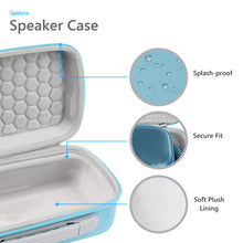 画像をギャラリービューアに読み込む, Geekria ハードシェル キャリングケース ボーズ Bose SoundLink Plus対応、EVA製保護トラベルケース ハニカム構造の裏地付き上部、柔らかな起毛素材の底面、強化ハンドル付き (ブルー)
