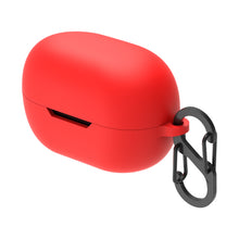 画像をギャラリービューアに読み込む, Geekria シリコン カバー 互換性 カバー JBL Tune 115TWS 対応 True Wireless Earbuds 充電ケース充電ケースカバー 外装カバー キーホルダーフック付き、充電ポートアクセス可能 (Red)
