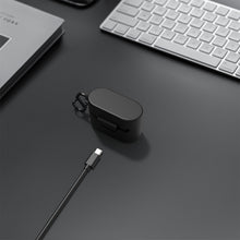 画像をギャラリービューアに読み込む, Geekria シリコン カバー 互換性 カバー Denon AH-C630W 対応 True Wireless Earbuds 充電ケース充電ケースカバー 外装カバー キーホルダーフック付き 充電ポートアクセス可能 (Black)
