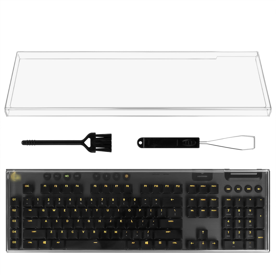 Geekria キーボード ダストカバー 透明アクリル キーパッドカバー ロジクール Logicool G913 / ロジクール Logicool G913 X Lightspeed / ロジクール Logicool G815 対応