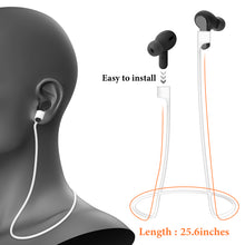 画像をギャラリービューアに読み込む, Geekria ワイヤレス イヤホン磁気紛失防止ストラップ アクセサリー、ソフト シリコーン スポーツ イヤホン紛失防止ストラップ、ストラップ、ジェイビーエル JBL Vibe Beam, Tune Flex, Tune 230NC TWS (ホワイト/2 Pack)
