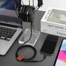 画像をギャラリービューアに読み込む, Geekria ケーブル ナイロン編組 互換性 オーディオコード ブイモーダ V-MODA Crossfade LP ヘッドホンケーブル、3.5mm に適合する インラインマイクと音量コントロール 1.2 m
