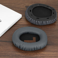 画像をギャラリービューアに読み込む, Geekria イヤーパッド QuickFit 互換性 パッド ジェイビーエル JBL Quantum 100 ヘッドホンに対応 パッド イヤー / イヤーカップ (プロテインレザー / ダークグレイ)
