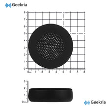 画像をギャラリービューアに読み込む, Geekria イヤーパッド Sport 互換性 パッド ジャブラ Jabra Evolve 75UC/ 75/ 75+/ 75MS ヘッドホンに対応 パッド イヤー / イヤーカップ 冷却ジェル (黒)
