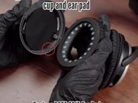 Geekria QuickFit イヤーパッド 互換性 パッド ボーズ Bose QuietComfort 15, QC15, QC2 ヘッドホンに対応 イヤパッド/イヤークッション/イヤーカップ ( プロテインレザー / ブラック )