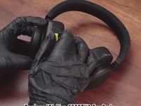 Geekria イヤーパッド QuickFit 互換性 パッド ジェイビーエル JBL Live 650 BTNC, Lifestyle E65BTNC, Duet NC, Live 660 BTNC ヘッドホンに対応 パッド イヤー / イヤーカップ (プロテインレザー / ブラック)