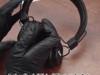 Geekria QuickFit イヤーパッド 互換性 パッド マーシャル Marshall Major, Major II, Major 2 ヘッドホンに対応 イヤパッド/イヤークッション/イヤーカップ ( プロテインレザー / 白い )