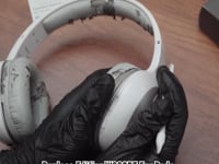 Geekria イヤーパッド QuickFit プロテインレザー 互換性 ヘッドバンパッド エディファイアー Edifier W800BT (FCC ID:Z9G-EDF41), K815, W808BT ヘッドホンに対応 パッド イヤー / イヤーカップ (赤)