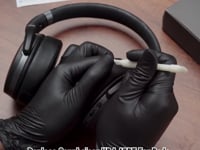 Geekria イヤーパッド QuickFit 互換性 パッド ゼンハイザー Sennheiser HD4.50BT, HD4.50BTNC, HD4.40BT, HD4.30G, HD4.20S, HD458BT, HD450, HD450BT, HD400S, HD350BT ヘッドホンに対応 パッド イヤー / イヤーカップ ( プロテインレザー / ブラック )