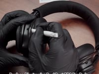 Geekria イヤーパッド QuickFit 互換性 パッド プラントロニクス Plantronics BackBeat PRO ヘッドホンに対応 パッド イヤー / イヤーカップ (プロテインレザー / ブラック)