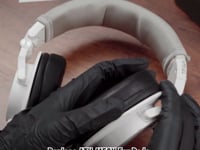 ギャラリービューアGeekria イヤーパッド Comfort 互換性 パッド オーディオテクニカ Audio-Technica ATH M50, M50X, M50S, M50cwh, M50xBT2, M60X, M45, M35, M30, M20 ヘッドホンに対応 パッド イヤークッション / イヤーカップ (ブラック / イミテーションバックスキンスエード)に読み込んでビデオを見る
