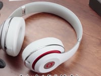 Geekria QuickFit イヤーパッド 互換性 パッド ビーツバイドクタードレ Beats Studio 2.0 (2nd Gen Bluetooth) Studio2 (B0501) ヘッドホンに対応 イヤパッド/イヤークッション/イヤーカップ ( プロテインレザー / 赤 )