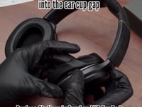 ギャラリービューアGeekria イヤーパッド Comfort 互換性 パッド スカルキャンディ Skullcandy Crusher Wireless/Crusher EVO/Crusher ANC, Hesh3/HeshEVO/HeshANC, Venue ANC ヘッドホンに対応 パッド イヤー / イヤーカップ (メッシュファブリック / ブラック)に読み込んでビデオを見る
