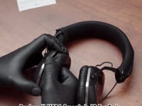 Geekria イヤーパッド QuickFit 互換性 パッド ブイモーダ V-MODA Crossfade Wireless, M-100, LP, LP2, Crossfade 2, Crossfade 3 ヘッドホンに対応 パッド イヤー / イヤーカップ (プロテインレザー / グレー)