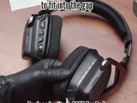Geekria イヤーパッド QuickFit 互換性 パッド ロジクール Logitech G533, G633, G635, G933, G935 ヘッドホンに対応 パッド イヤー / イヤーカップ (プロテインレザー / ブラック)