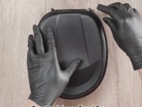 ギャラリービューアGeekria ケース 互換性 Shield ヘッドホンケース ハードケース 旅行用 ハードシェルケース ボーズ Bose QC Ultra, QC45, QuietComfort QC35, QC25, QC3, QC2, QC15, QuietComfort SE, AE 2i に対応 収納ポーチ付属 (ブラック)に読み込んでビデオを見る
