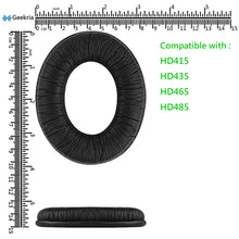 画像をギャラリービューアに読み込む, Geekria QuickFit イヤーパッド 互換性 パッド Sennheiser HD415, HD435, HD465, HD485 ヘッドホンに対応 イヤパッド/イヤークッション/イヤーカップ ( プロテインレザー / ブラック )
